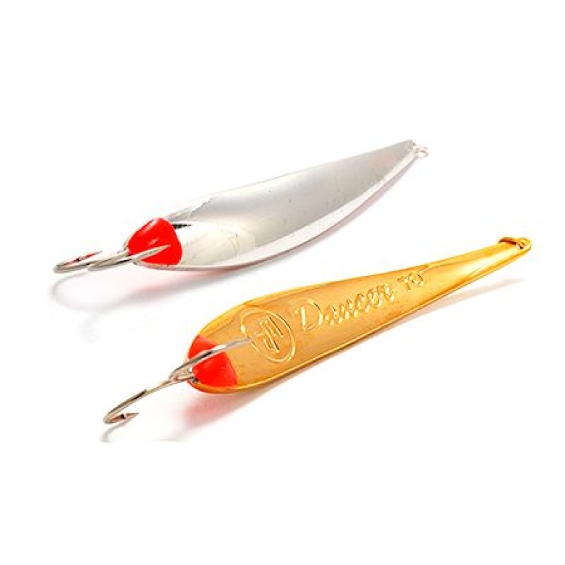 Блесна вертикальная ECOPRO Dancer,  70мм, 11г, S/G, Двойник