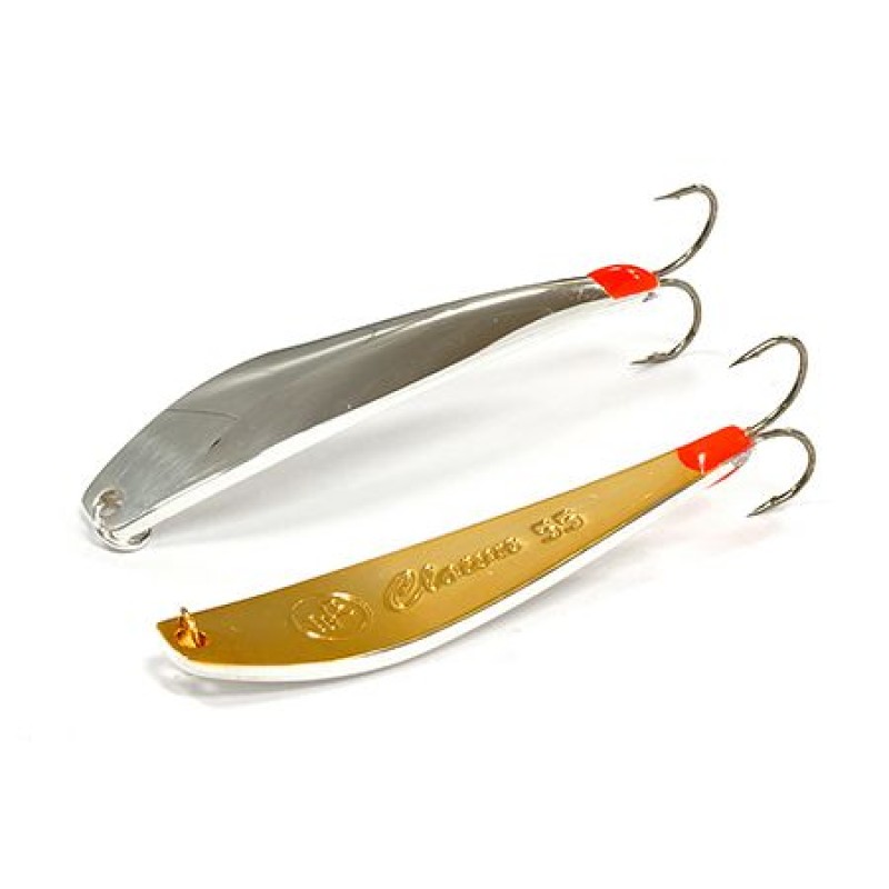 Блесна вертикальная ECOPRO Clown,  55мм, 9г, S/G, Двойник