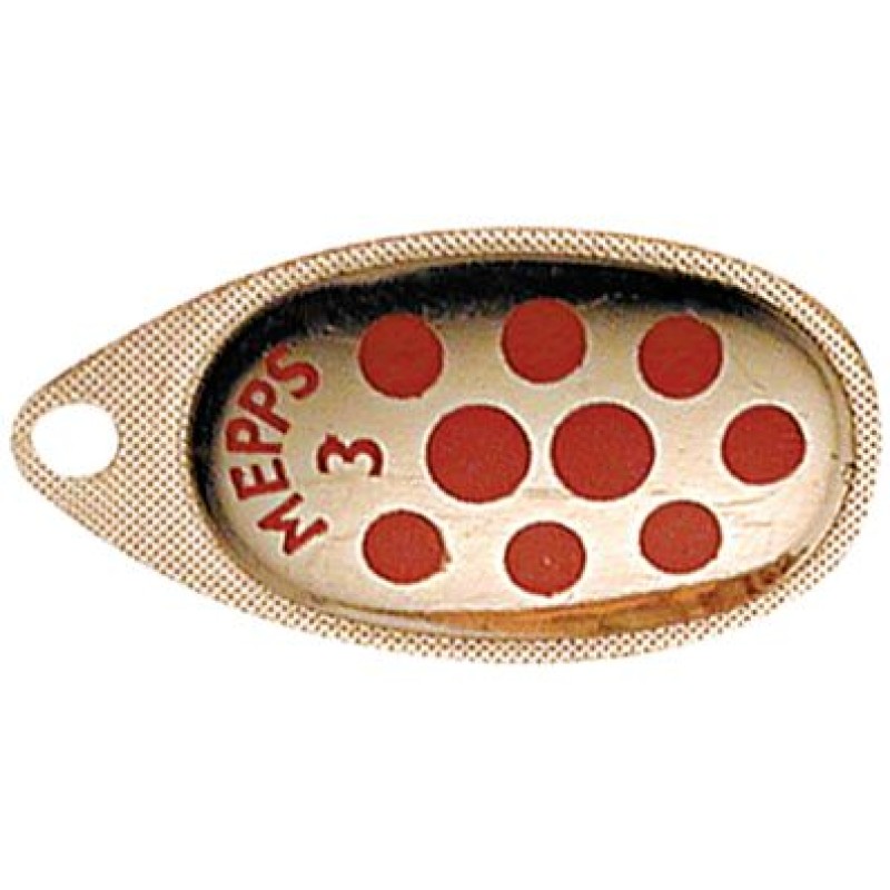 Блесна вращ. Mepps AGLIA PTS, 3, Copper/Red dots