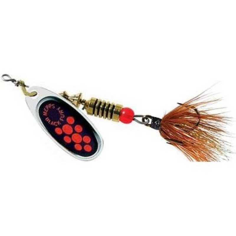 Блесна вращ. Mepps BLACK FURY MOUCHE, 2, SILVER/Orange